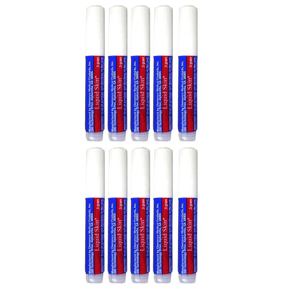 10 PC Liquid Skin Bandage Stop Bleeding Protect Cuts Waterproof First Aid LOT