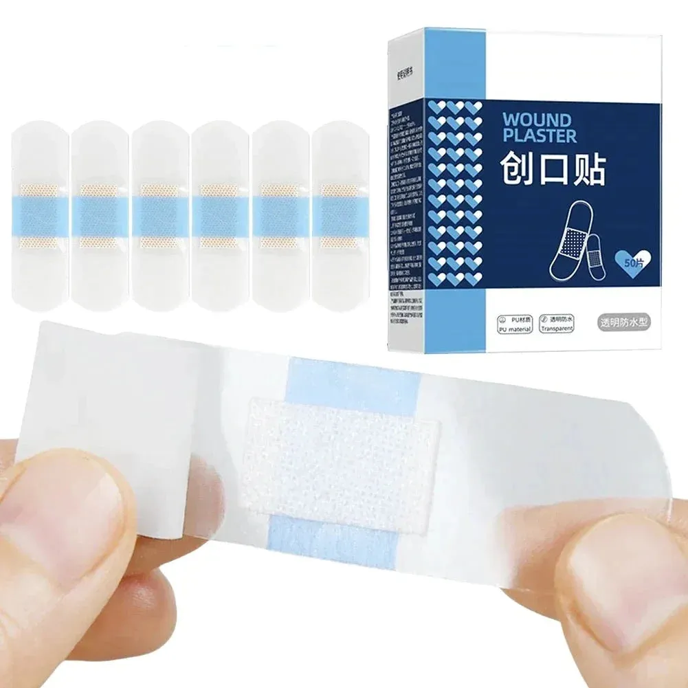 120 Piece 50/ Waterproof Adhesive Bandages for Sports and First Aid