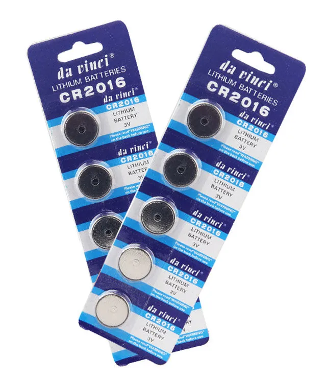 5 PC CR2016 Lithium Cell Batteries