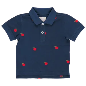 Boys Alec Shirt - Apples Embroidery