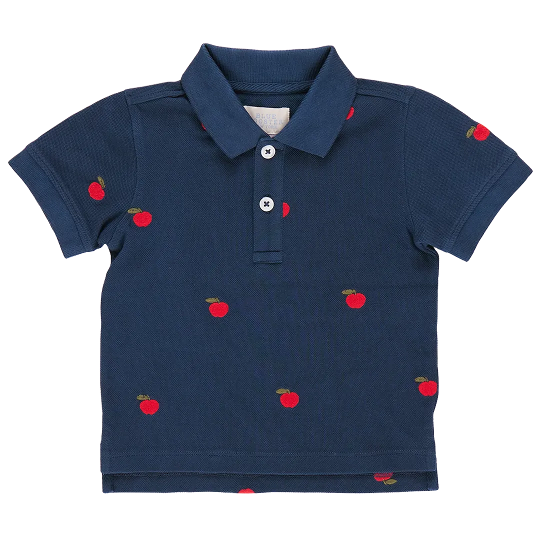 Boys Alec Shirt - Apples Embroidery