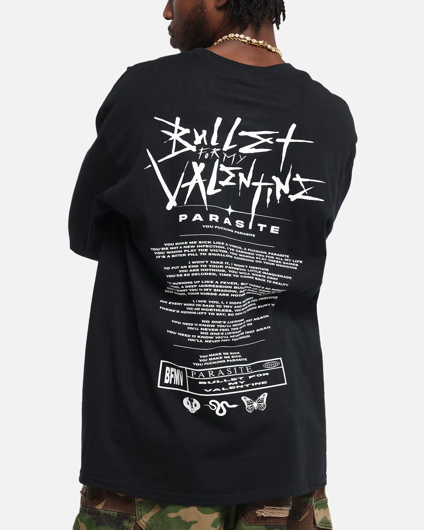 Bullet For My Valentine Parasite Long Sleeve T-Shirt Black