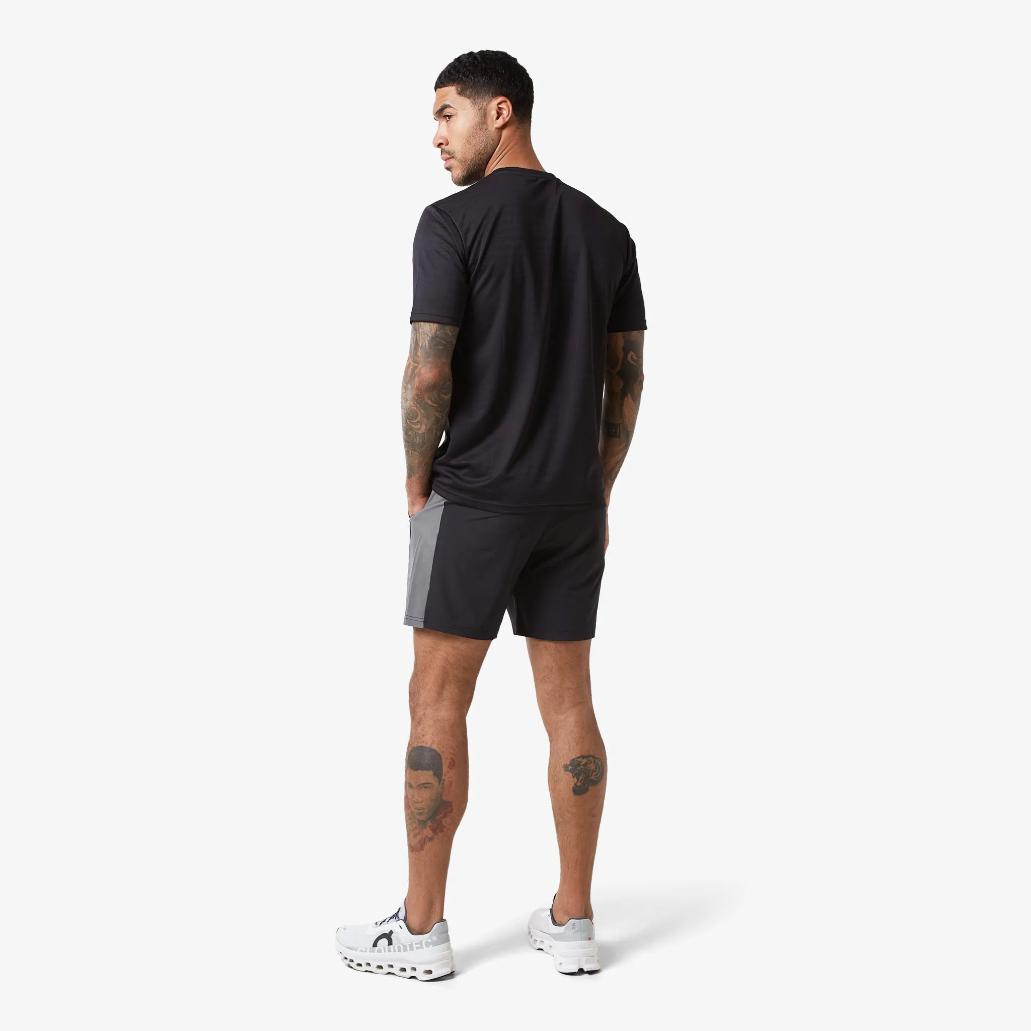 Core Cut & Sew Twinset | Black Grey