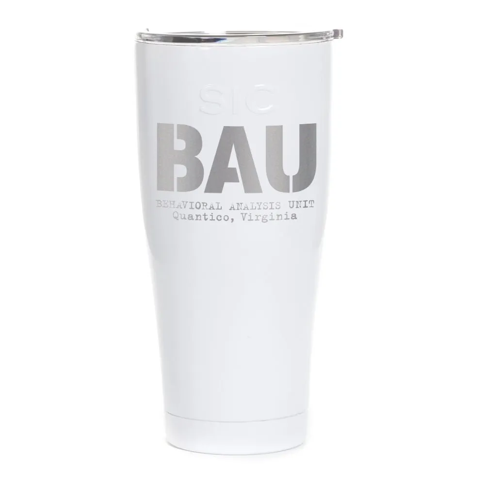 Criminal Minds BAU Laser Engraved SIC Tumbler
