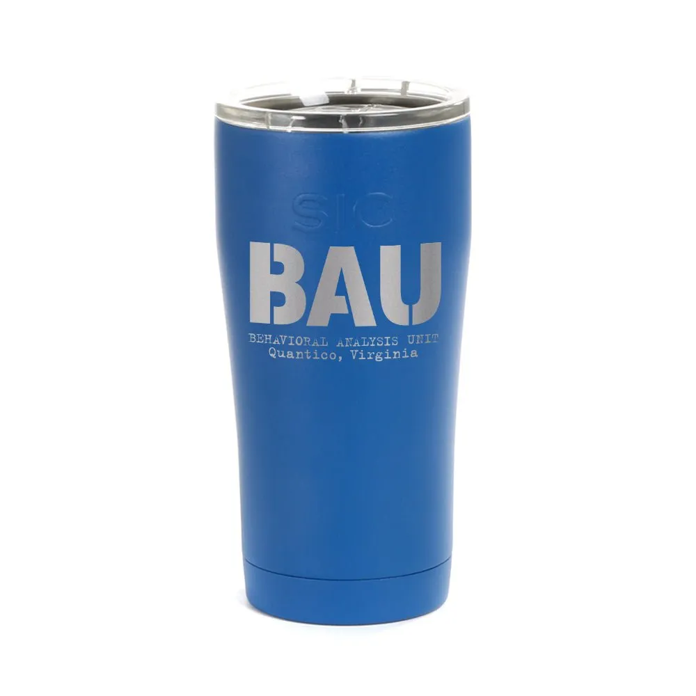 Criminal Minds BAU Laser Engraved SIC Tumbler