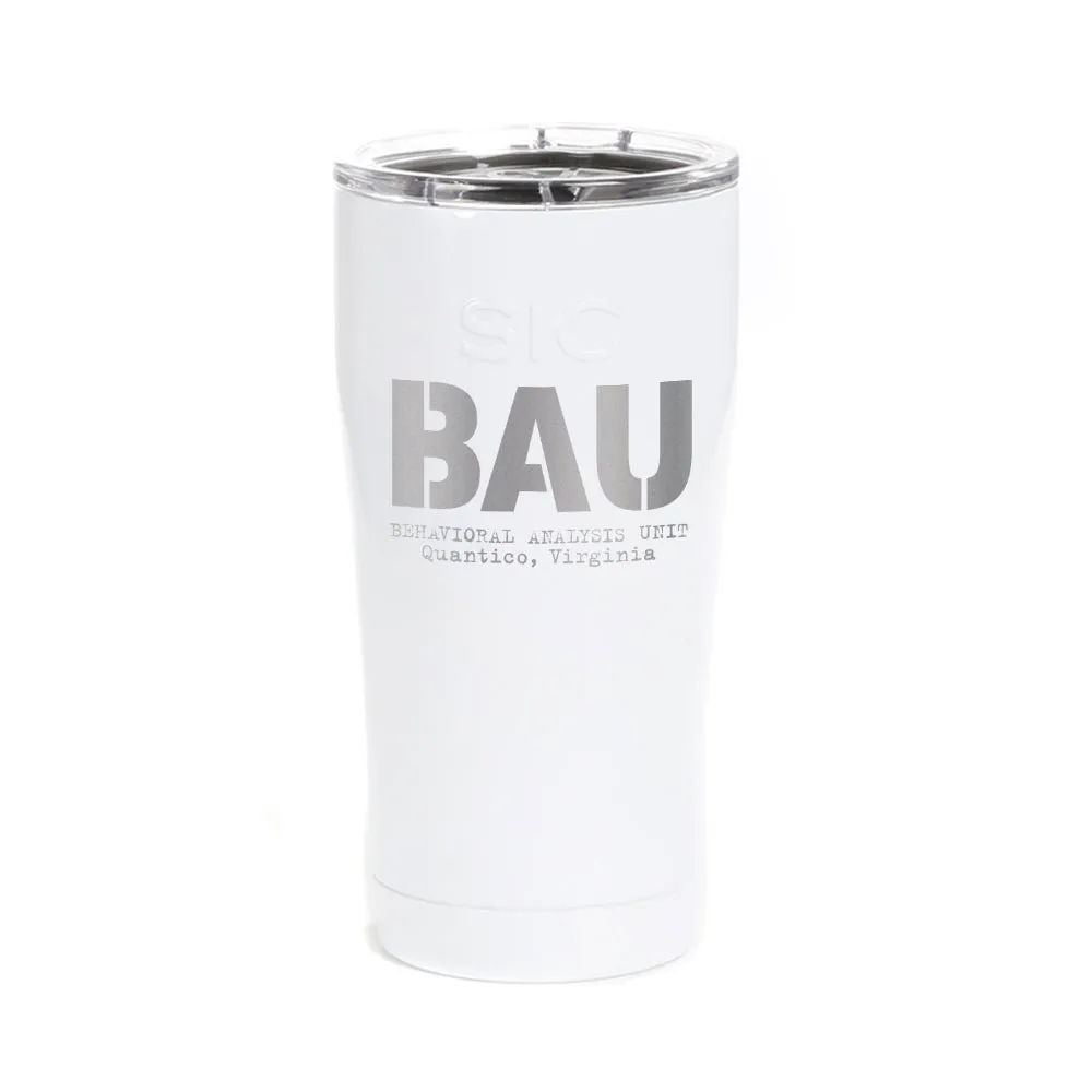 Criminal Minds BAU Laser Engraved SIC Tumbler