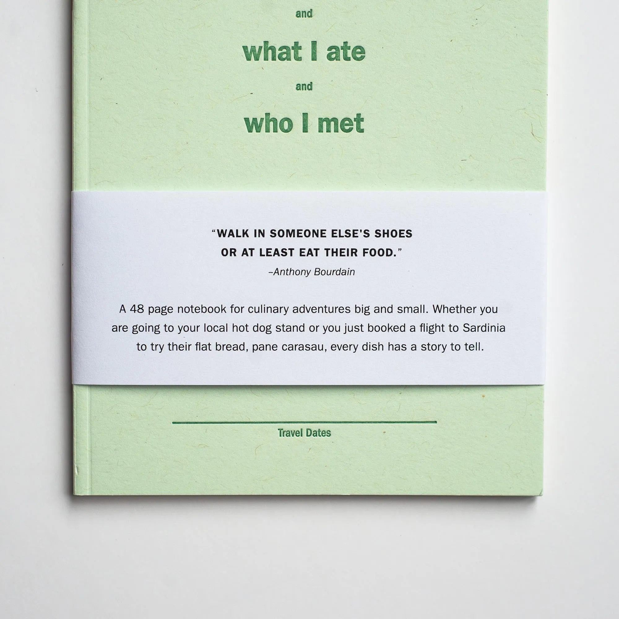 Culinary Travel Notebook