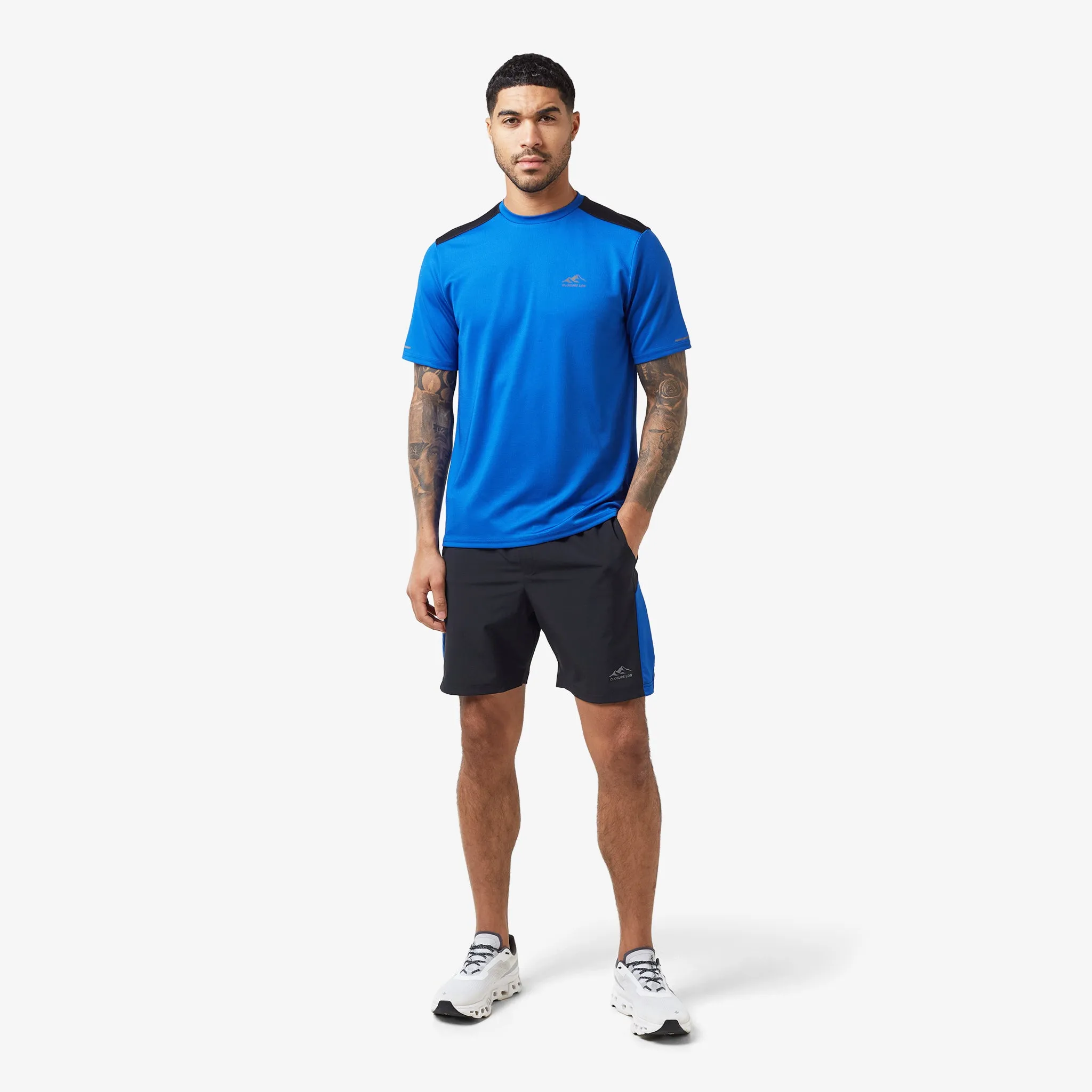Cut & Sew Training Twinset | Cobalt