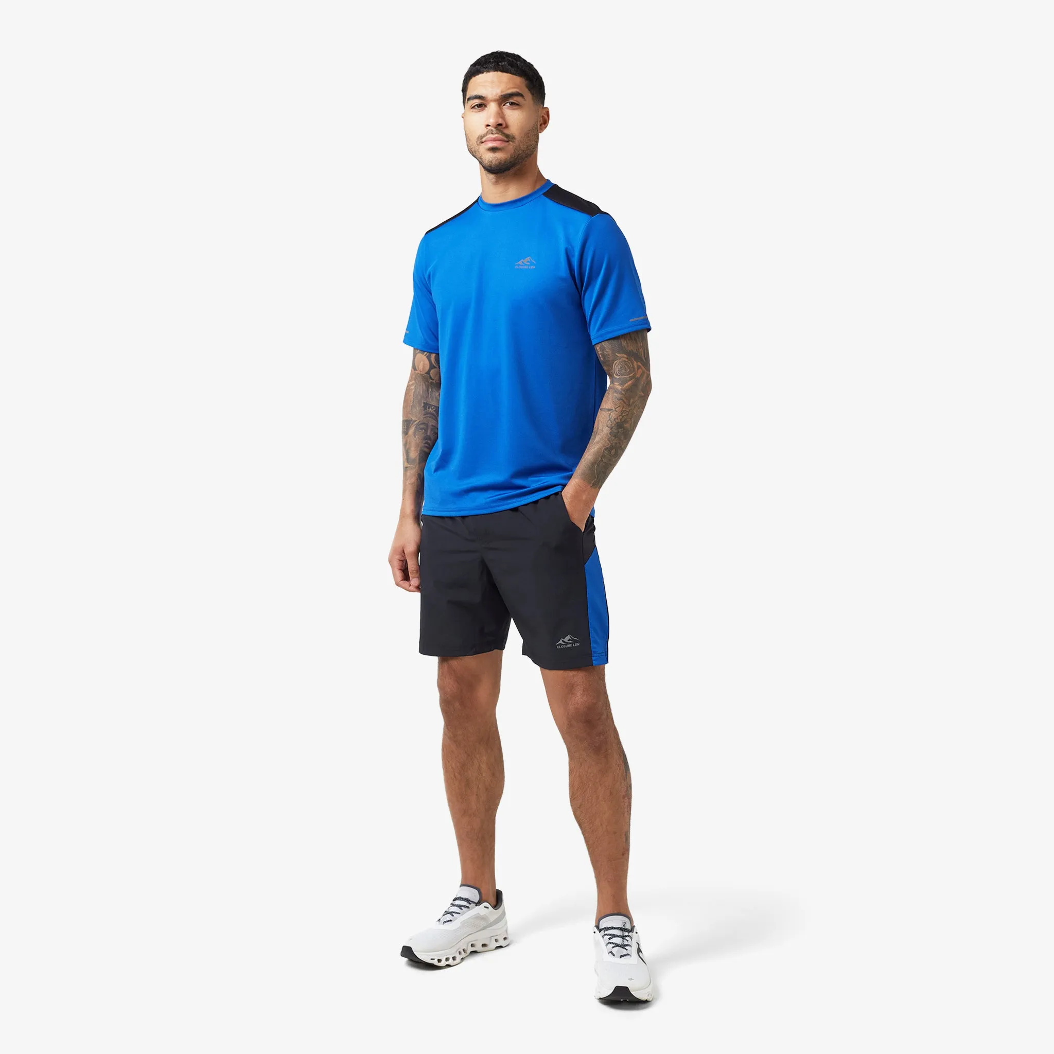 Cut & Sew Training Twinset | Cobalt