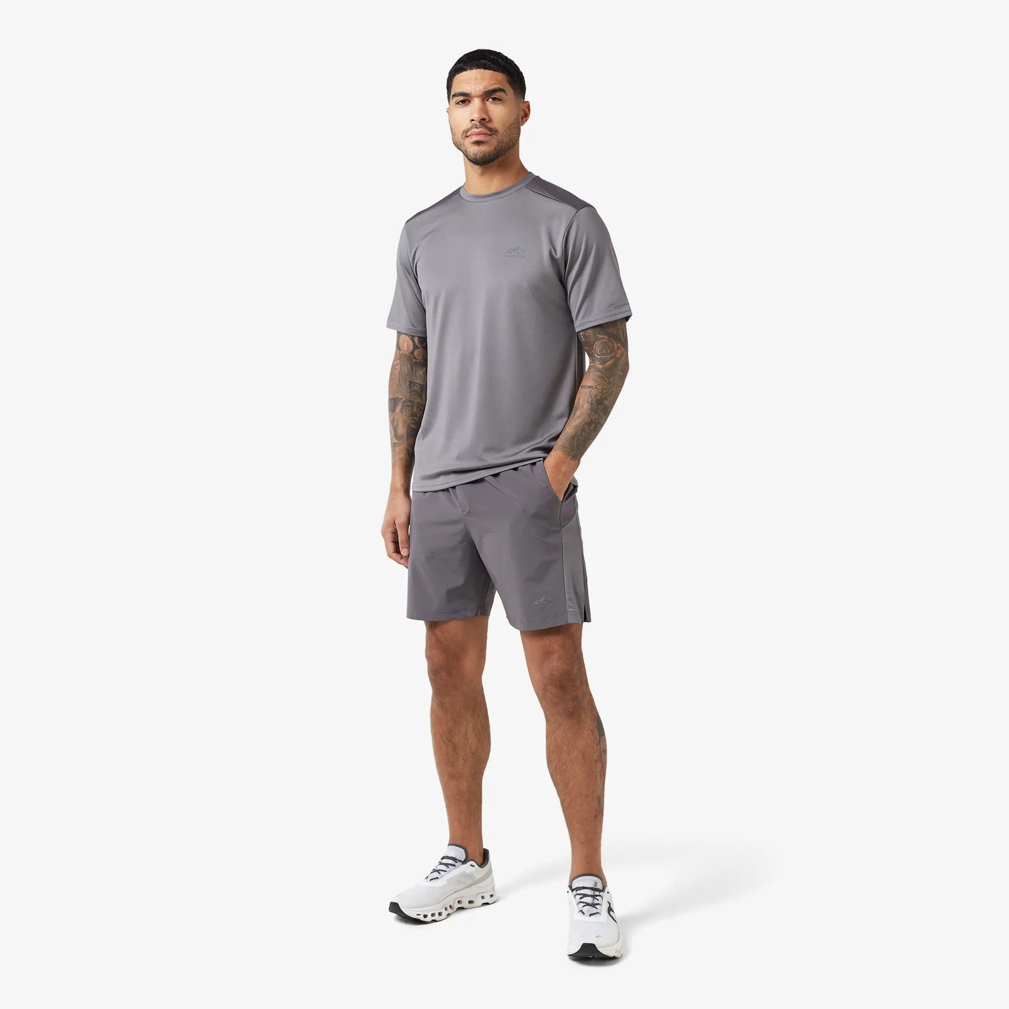 Cut & Sew Training Twinset | Grey