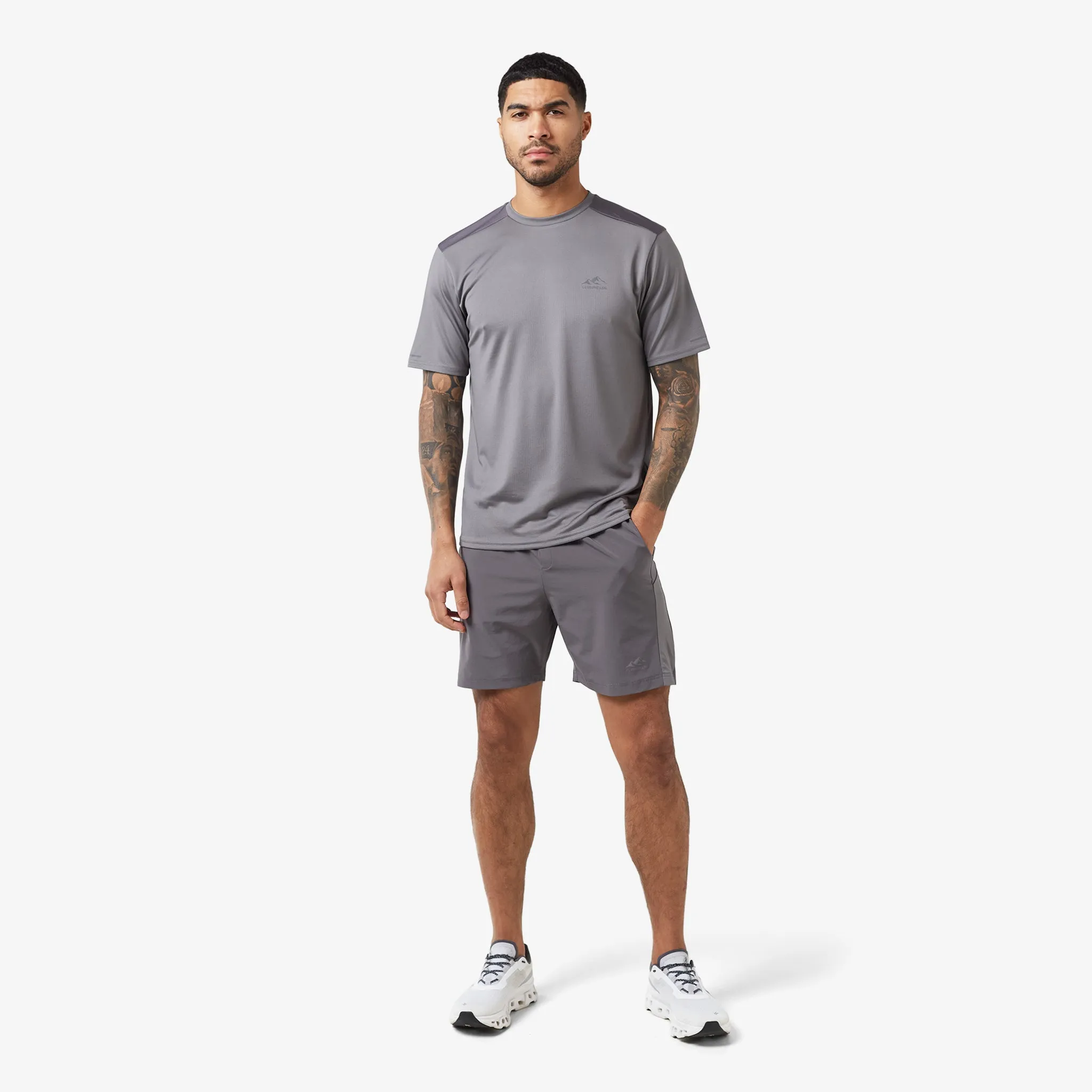Cut & Sew Training Twinset | Grey