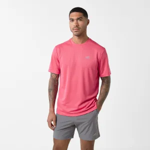 Cut And Sew T-Shirt & Short Set | Neon Pink/Charcoal