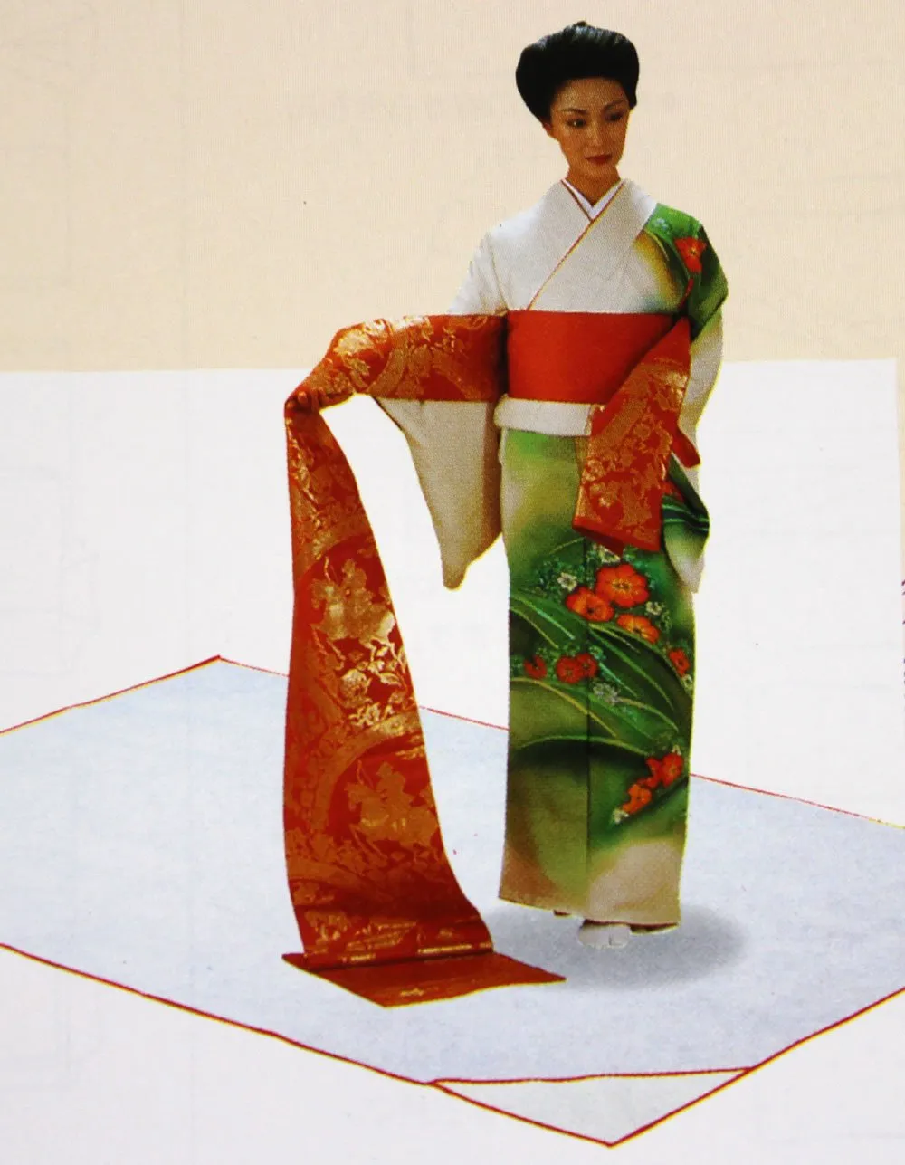Dressing Mat Dirt Prevention for Japanese Traditional Kimono