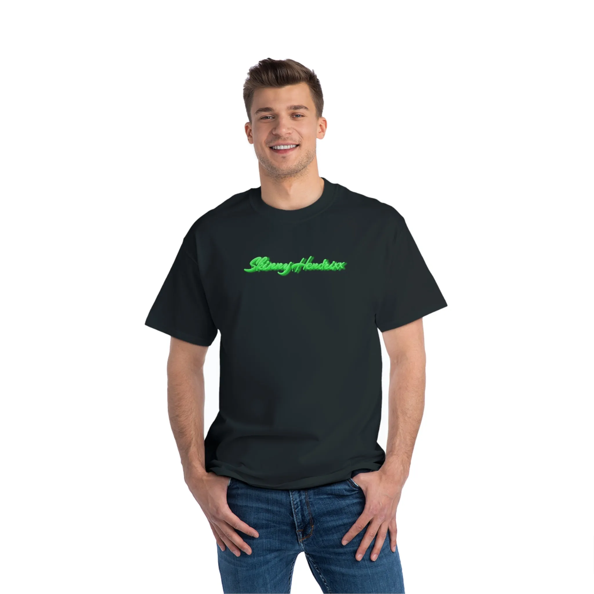 Paint Drip Neon Green Beefy-T