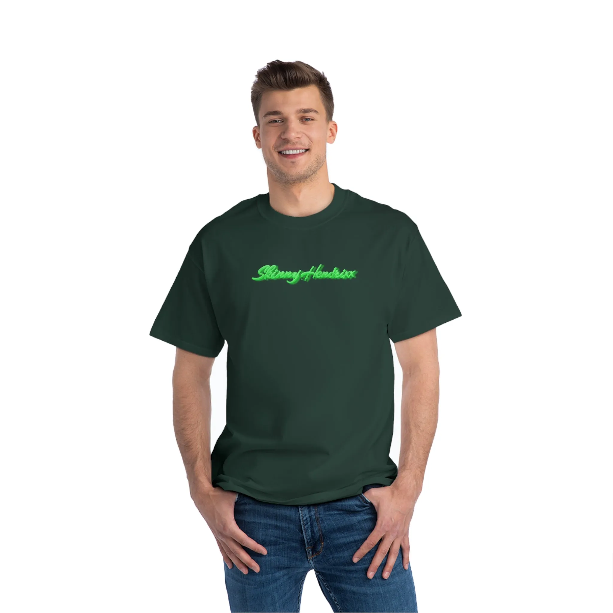 Paint Drip Neon Green Beefy-T