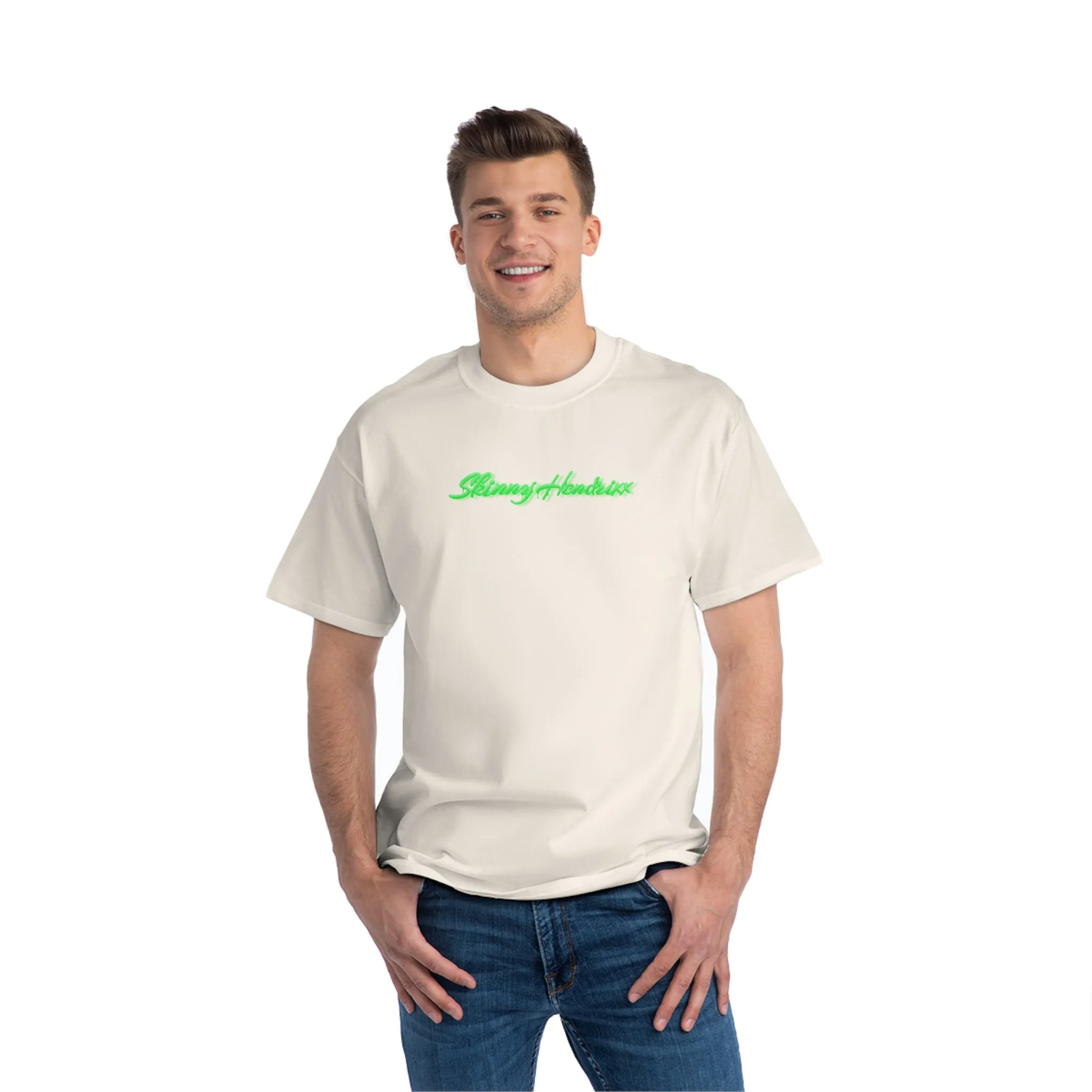 Paint Drip Neon Green Beefy-T