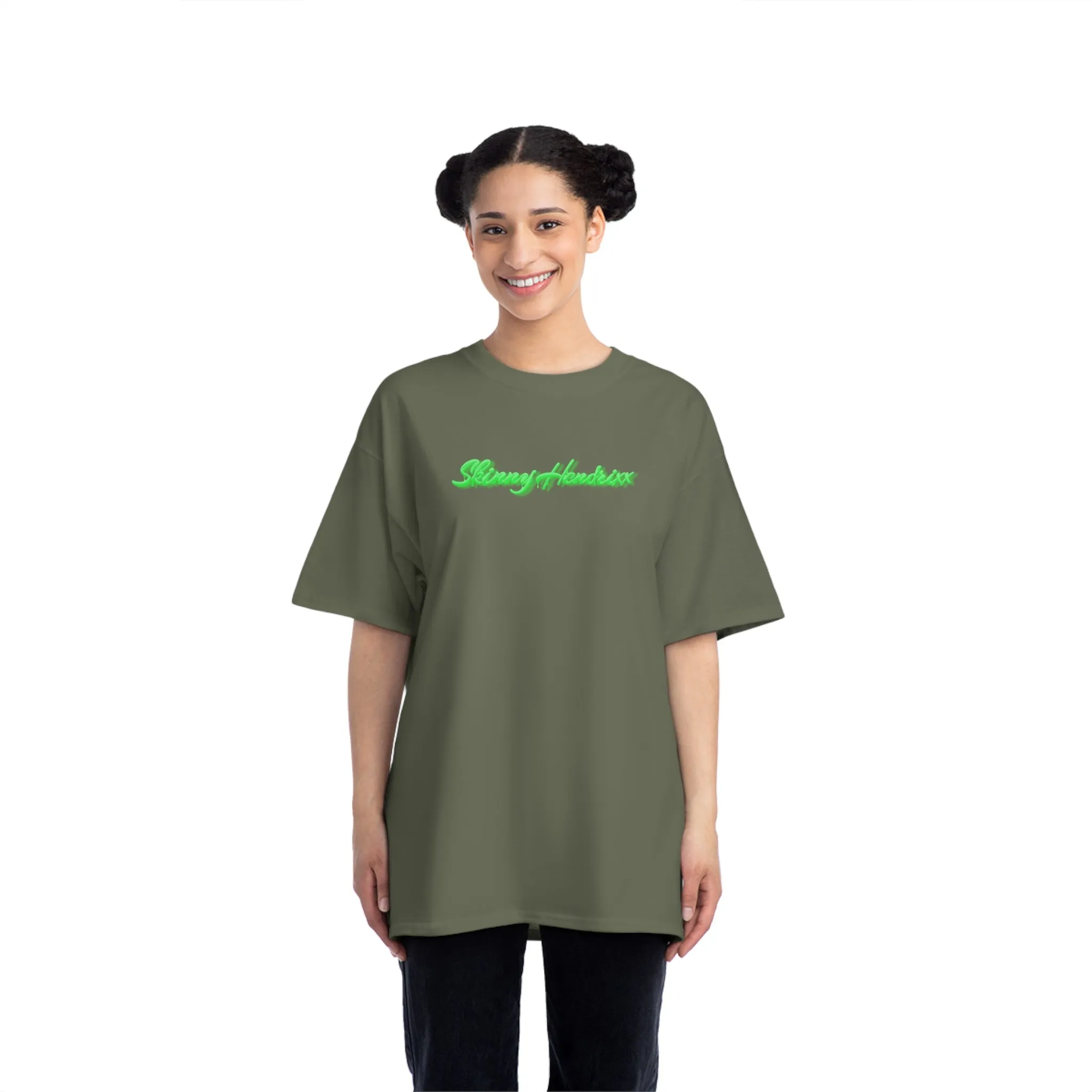 Paint Drip Neon Green Beefy-T