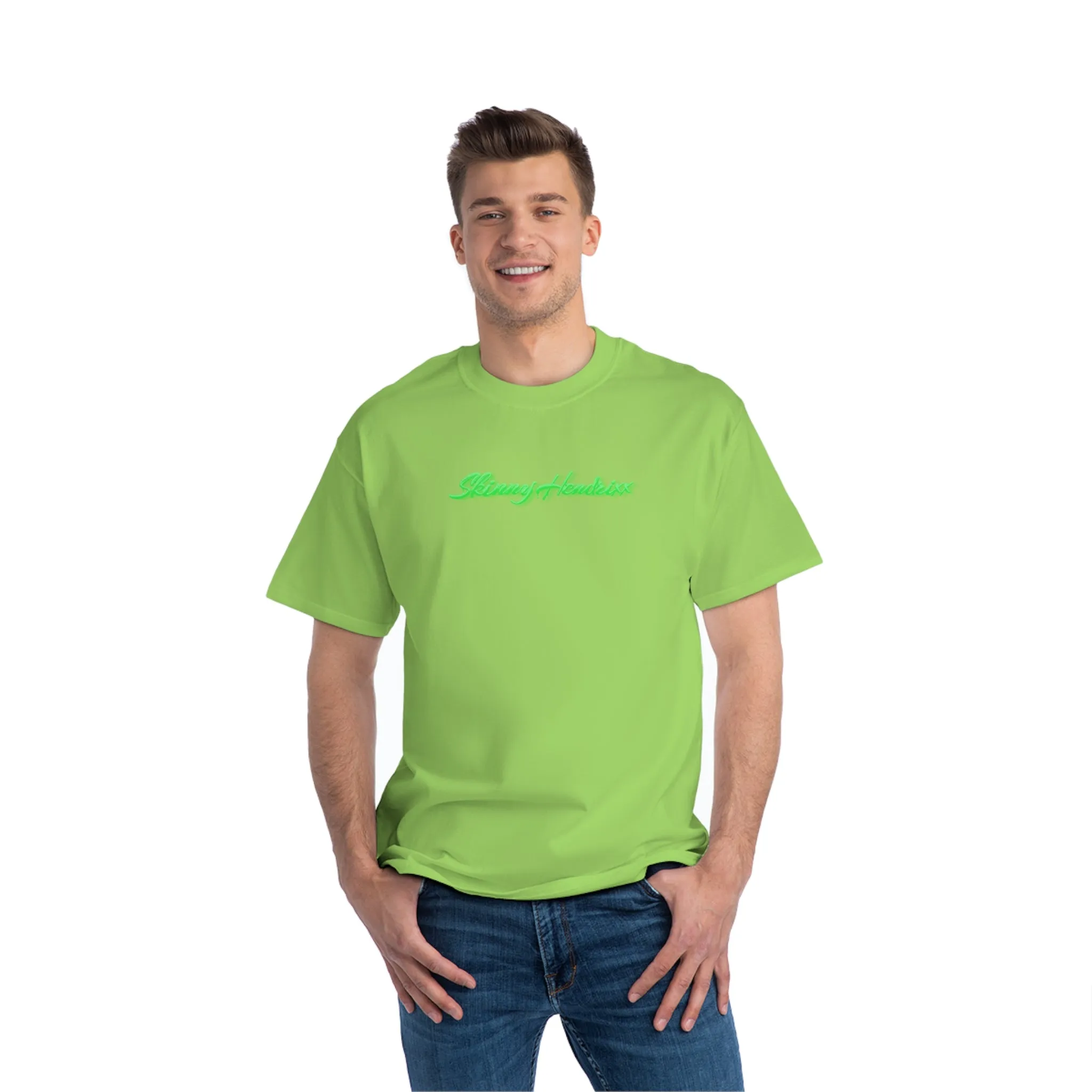 Paint Drip Neon Green Beefy-T