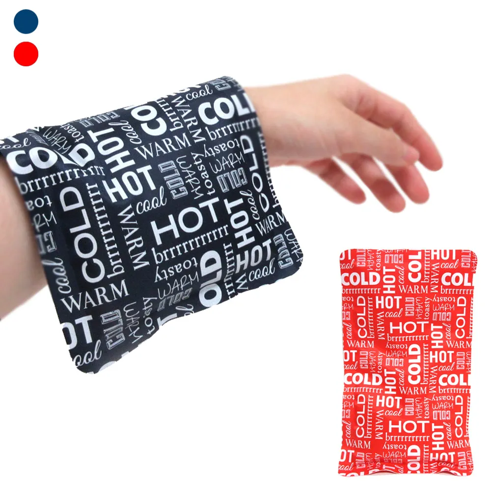 Reusable Hot Cold Gel Ice Pack Heat Therapy Wrap First Aid Kit Back Pain Relief