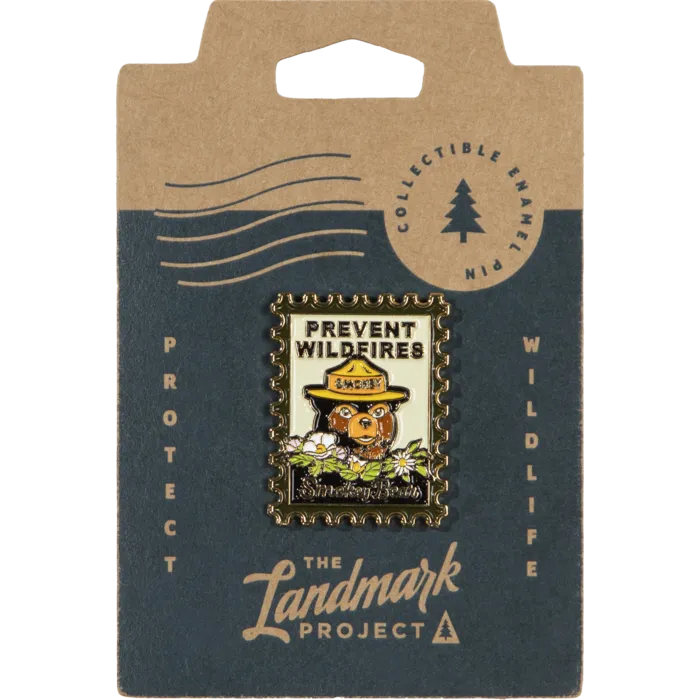 Smokey Bear Postage Stamp Pin