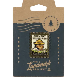 Smokey Bear Postage Stamp Pin