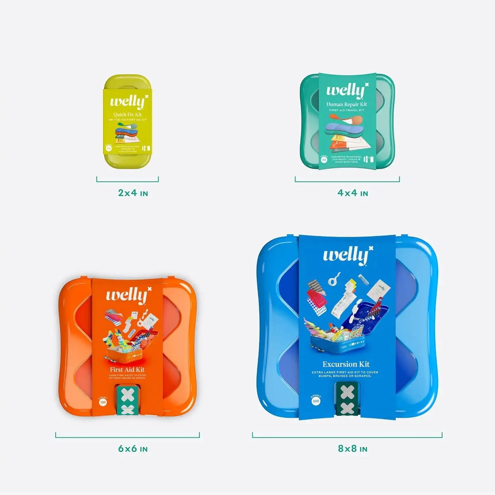 Welly Bandages, Health Kids Unicorn Assorted Flex Fabric, kid-friendly