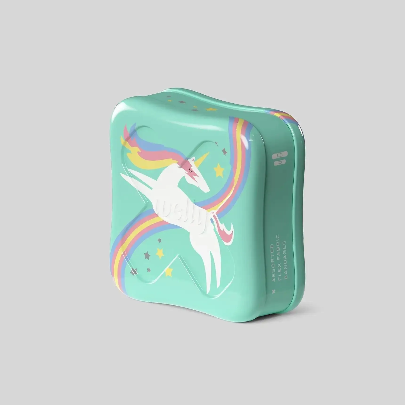 Welly Bandages, Health Kids Unicorn Assorted Flex Fabric, kid-friendly